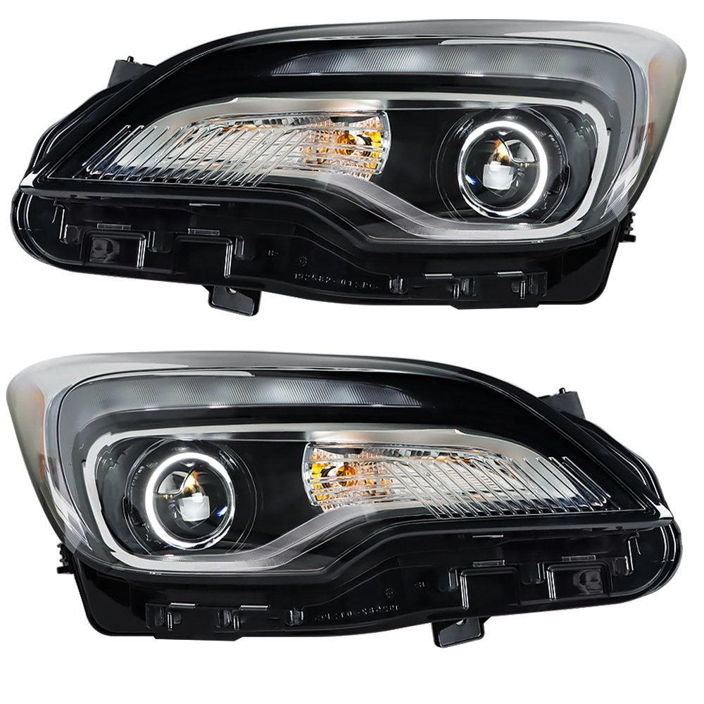 Halogen Headlight Pair with LED DRL for 2016-2018 Buick Envision 84152650 84152651