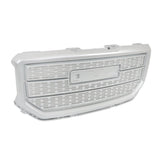 Front Upper Grille Silver Mesh for 2016-2018 GMC Sierra 1500