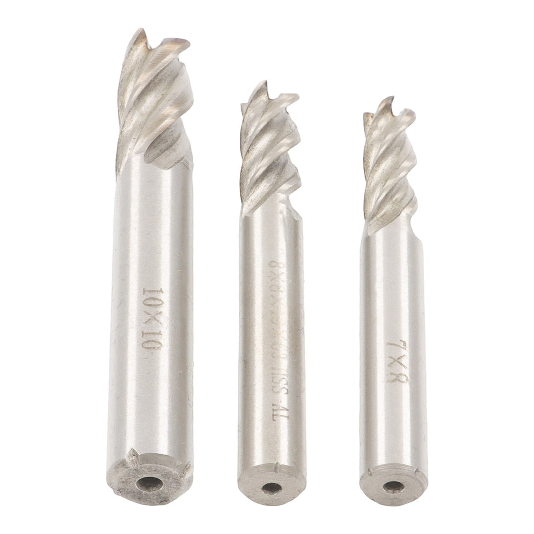 Carbide End Mill Set 10 Piece 2 to 12 mm 4 Flute