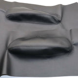 Black Synthetic Leather Door Panel Insert Pair for 1998-2010 Volkswagen Beetle