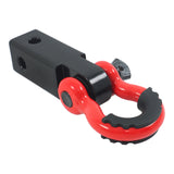 2 Inch Shackle Hitch Receiver with D-Ring 45000 Lbs Break Strength