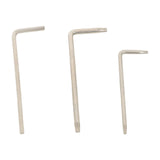 PVC Pipe Reamer Kit 6 Piece 0.75 to 4 Inch for 1/2 Inch Drills