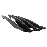 Black Outer Fog Light Hole Cover Pair for 2015-2017 Volkswagen GTI