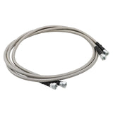 70” Length SS Braided Transmission Cooler Lines Kit for GM 4L60E 4L80E 6AN TH400 OFK19-70-SS – product image 2