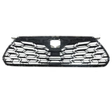 Gloss Black Mesh Front Grille without Camera Hole for 2020-2022 Toyota Highlander