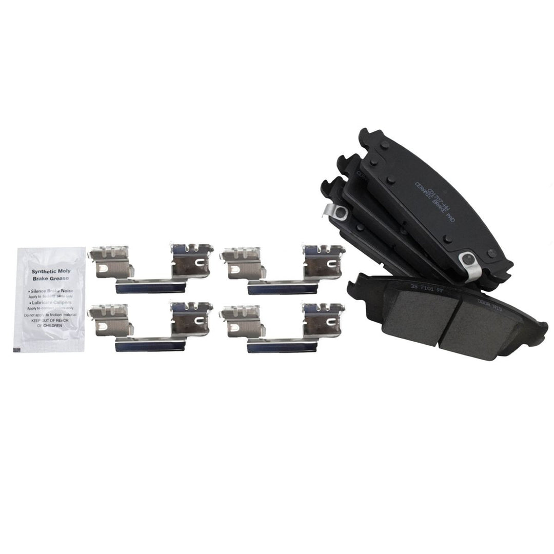 Rear Performance Ceramic Pad & Coated Rotor Kit for 2014-2018 Silverado, Sierra & 2015-2020 Tahoe, Yukon, Escalade