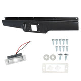 Rear Bumper Roll Pan with LED License Light for 1982-1993 Chevrolet S10 & GMC S15 Sonoma