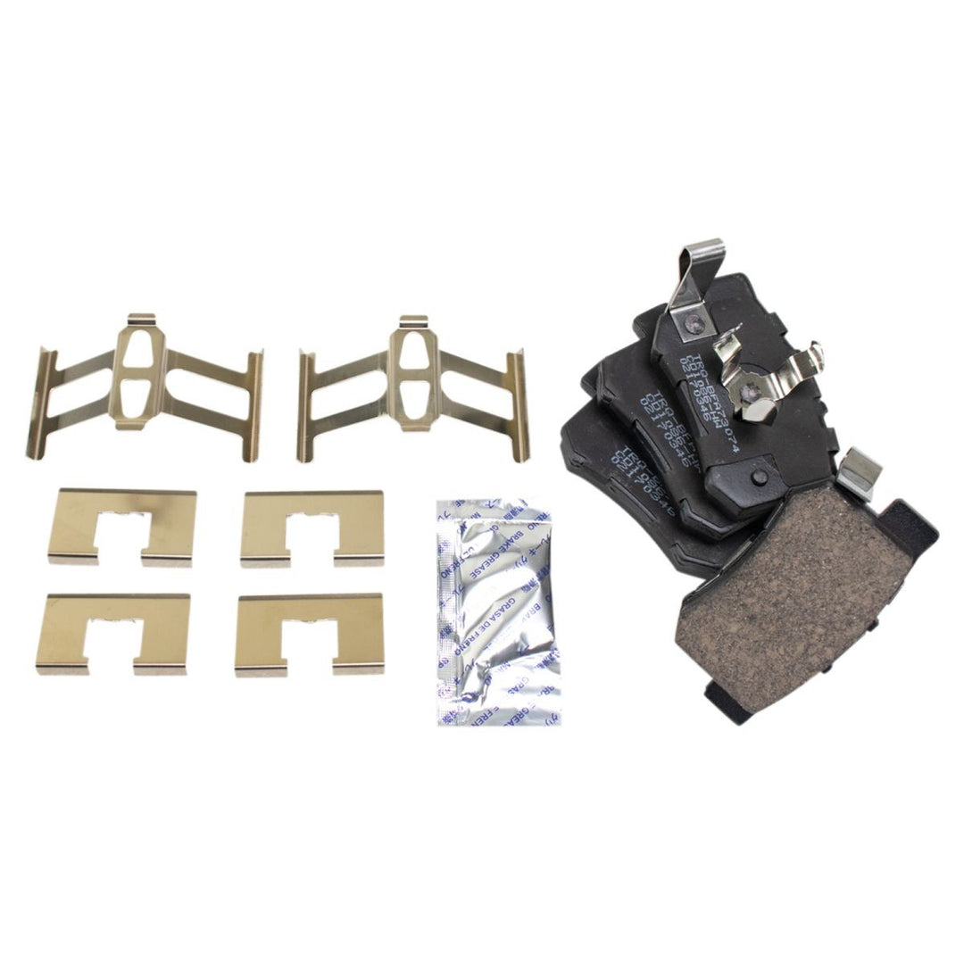 Rear Ceramic Brake Pad and Rotor Kit for 2010-2015 Honda Crosstour