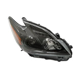 Left and Right Halogen Headlight Set for 2012-2015 Toyota Prius Black