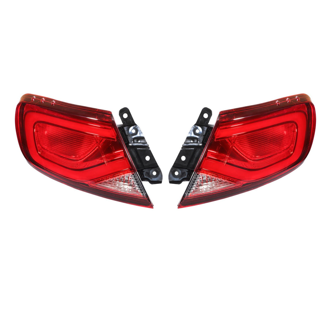 Outer LED Tail Light Pair for 2015-2016 Chrysler 200 68110361AA 68110362AA