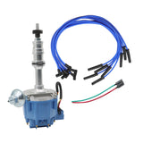 HEI Distributor and Spark Plug Wire Set for Ford FE 332 352 360 406 427 428 HEI008BL – product image