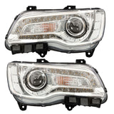 Halogen Headlight Pair for 2018-2023 Chrysler 300 68402946AA 68402947AA