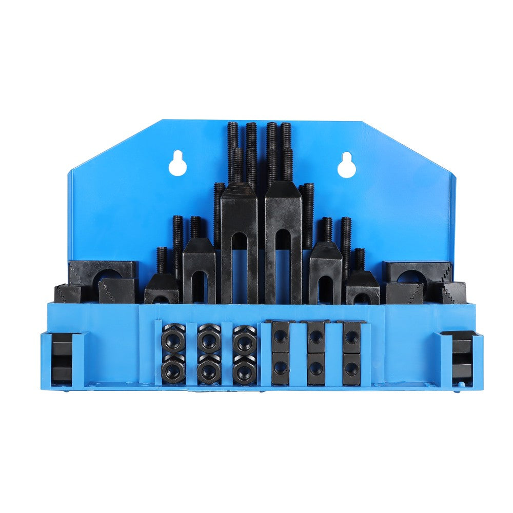 58-Piece 1/2 Inch T-Slot Clamping Kit with 3/8-16 Studs