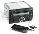 Nissan Versa 2007-09 Radio AM/FM 6 Disc MP3 CD with Aux Input 28185EM33A Face CY05E - product image