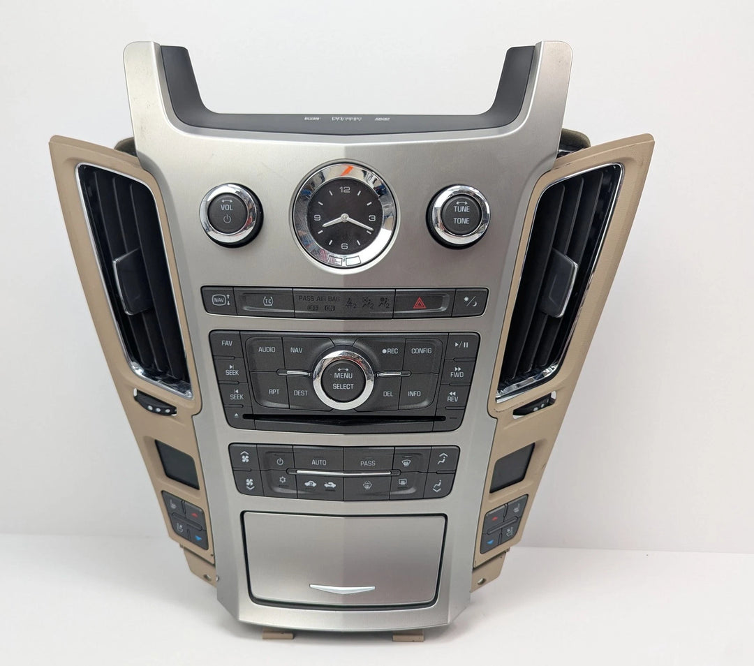 2008 2009 Cadillac CTS Radio Panel AC Temperature Climate Controls Air Vent OEM 25881367 - product image
