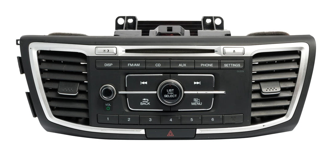 2013-15 Honda Accord AM/FM Radio Single-Disc CD Player w Bezel 39100-T2A-A320 - product image 1