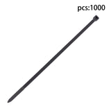 Black Nylon Cable Ties 8 Inch 1000 Pack 65 lb