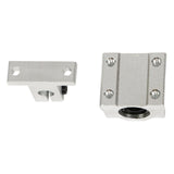 10 mm Linear Guide Rail Kit 500 mm with 2 Rods 4 Bearings 4 Supports for CNC