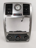 2005-2007 Chrysler 300 Dodge Charger AC Heater Climate Control Radio Bezel OEM P55111870AJ - product image