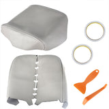 Gray Center Console Lid and Door Armrest Cover Set for 2009-2015 Honda Pilot