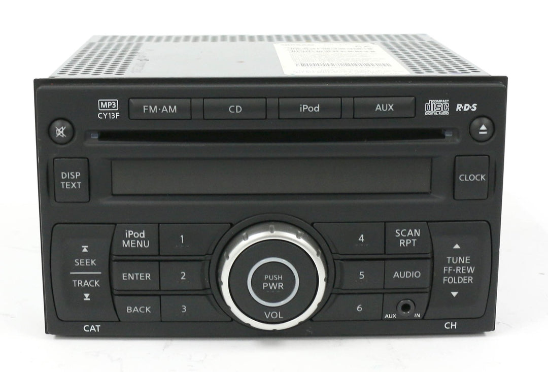 2010-12 Nissan Sentra Radio AM/FM CD Aux Input 28185ZT50A ID CY13F - product image
