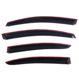 Smoke Window Visors 4 pc for 2015-2019 Subaru WRX STI