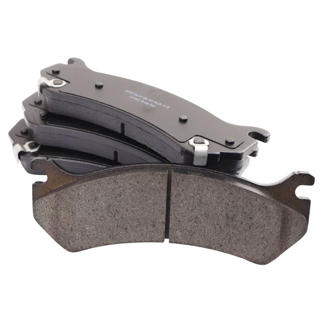 Rear Ceramic Brake Pad and Rotor Kit for 2001-2004 Chevrolet Silverado, GMC Sierra and Suburban