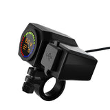 Motorcycle Dual USB Mobile Phone Charger With Color digital Screen Temperature – product image 2
