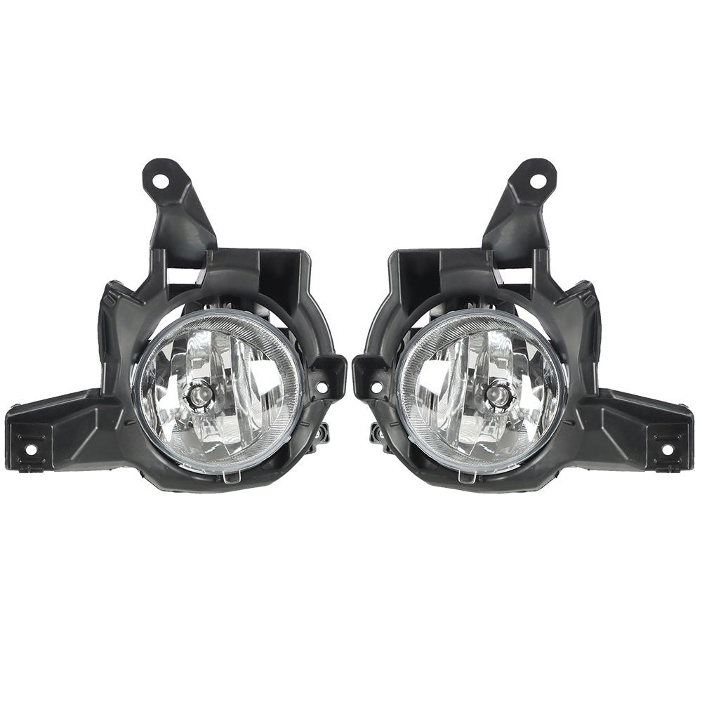 Front Bumper Upper Grille Kit with Halogen Fog Lights for 2013-2015 Toyota RAV4