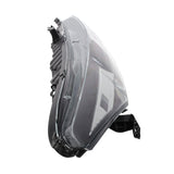 Black Clear Halogen Projector Headlight Pair for 2008-2012 Honda Accord Coupe
