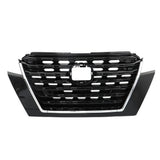 Front Bumper Grille Black for 2021-2023 Nissan Kicks