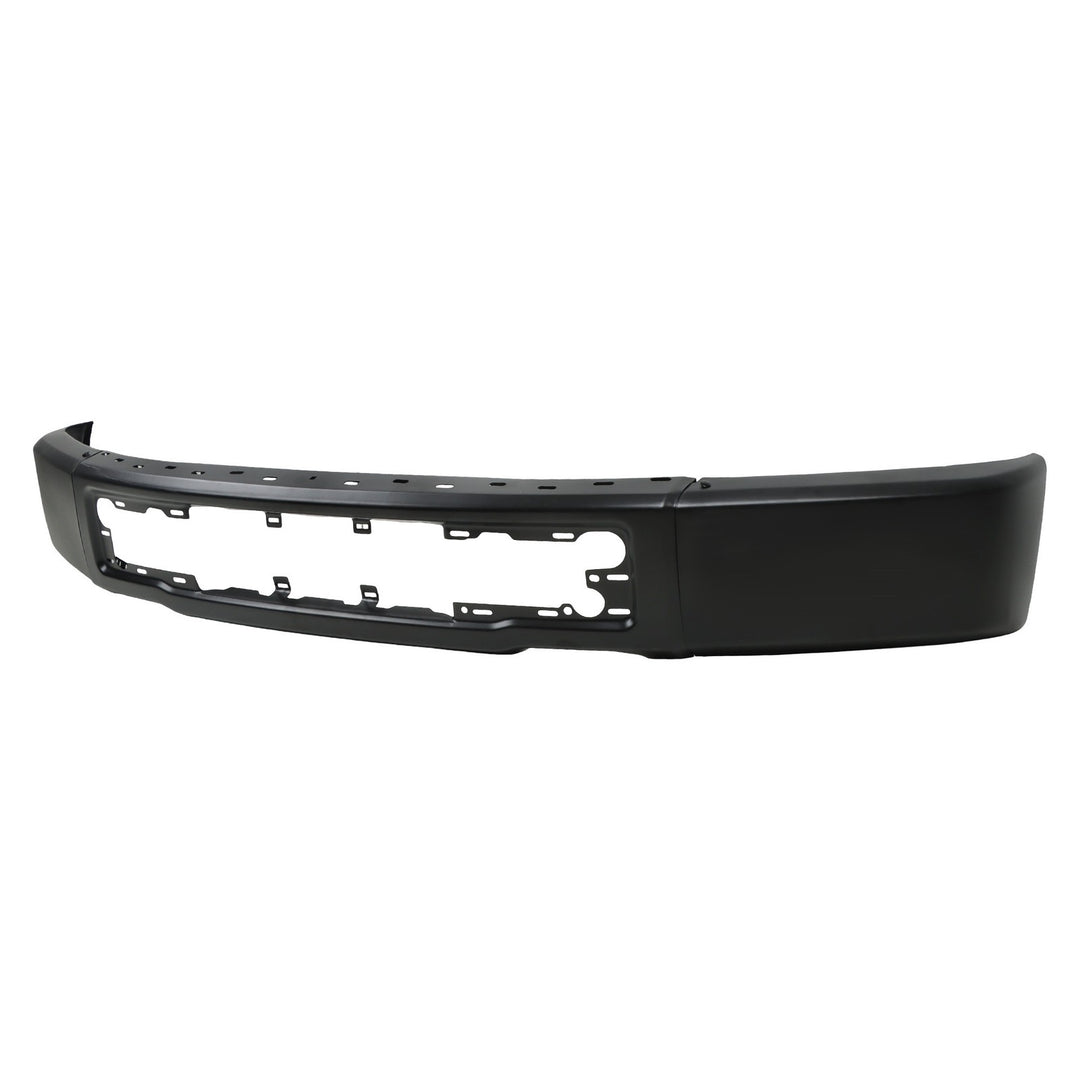 Black Steel Split Front Bumper Face Bar for 2015-2017 Ford F-150 FO1002423