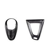 Full Carbon Fiber DCT Shift Knob Console Trim Set for BMW M3 F80 M4 F82 F83 LHD – product image