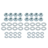 Trailer U-Bolt Kit Pair for 3500 lb Axles 2-3/8 Inch Round 1/2 x 5-1/2 Inch