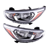 Headlight Pair for 2015-2017 Hyundai Accent 92101-1R710 92102-1R710
