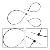 Nylon Cable Ties 150 Pack Assorted 12 and 18 Inch Heavy Duty