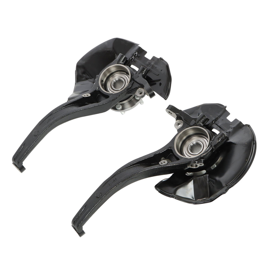 Front Steering Knuckle and Hub Assembly Pair for 2008-2010 Hyundai Sonata LK107 LK108