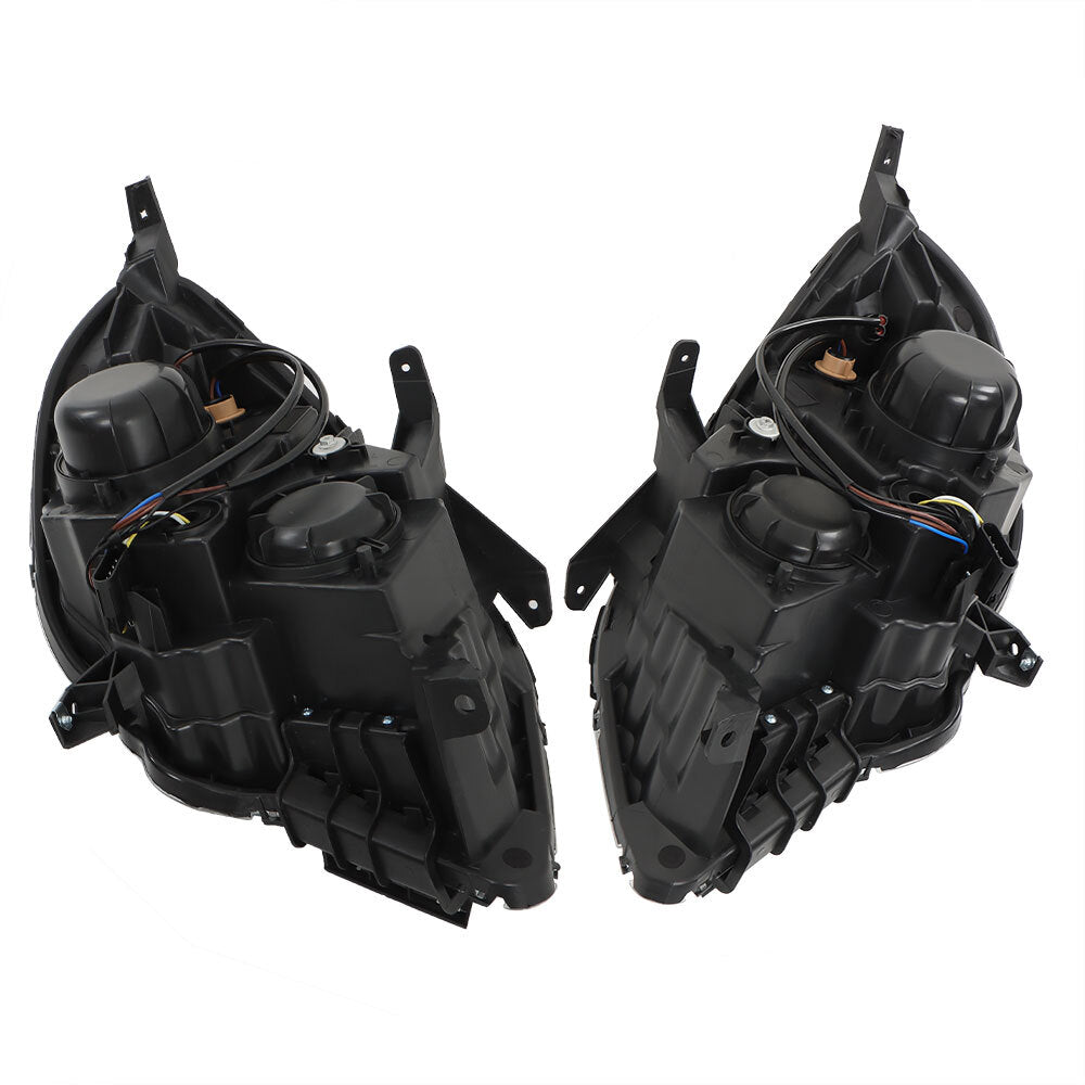 Halogen Headlight Pair Chrome for 2010-2015 Chevrolet Equinox 23308255 23308256