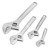 WORKPRO 4-Piece Adjustable Wrench Set 6, 8, 10 and 12 Inch W003202A