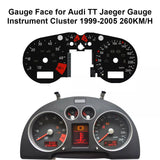 Gauge Face for Audi TT Jaeger Gauge Instrument Cluster 1999-2005 260KM/H