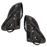 Power Mirror For 1999-2002 Silverado 1500 Textured Black Base-Chrome Cover Set 1332-4662LR - product image