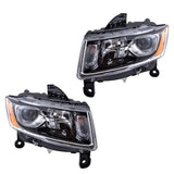 Headlight For 2014-2016 Grand Cherokee w/ Chrome Bezel Set 68110996AF CH2503247 2221-0217LR - product image