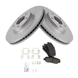 Front Ceramic Brake Pad and Rotor Kit for 2013-2015 Mazda CX-5