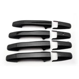 ABS Car Carbon Fiber Look Door Handle Cover Trim For Honda Civic 8th Gen 2006-11 – product image 2