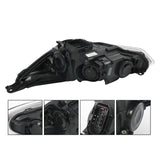 Passenger Halogen Headlight with LED DRL for 2015-2018 Ford Focus FO2503338 – product image 3