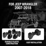 Car Hood Latch, Left & Right for Jeep Wrangler - Rubber Hood Lock Catch Kit – product image