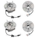 Front and Rear Wheel Hub Bearing Kit for 2007-2009 Chevrolet Equinox Saturn Vue 513276 512358