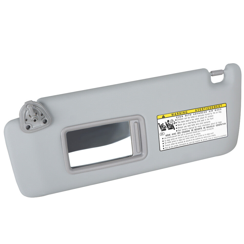 Left Driver Side Sun Visor Gray for 2004-2007 Toyota Highlander 74320-48260-B0
