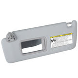 Left Driver Side Sun Visor Gray for 2004-2007 Toyota Highlander 74320-48260-B0