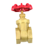 1-1/2 Inch NPT Brass Gate Valve DN40 200 PSI